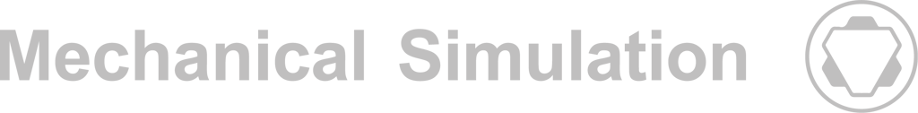 Mechanical simulation logo